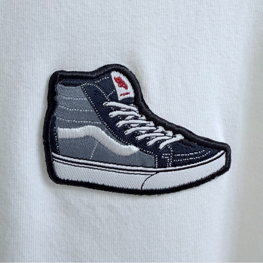 TWO PACK: Vans Embroidered Iron-Ons on H&M Tank Tops